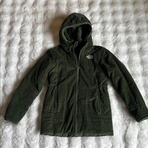 The North Face Dark Green reversible jacket